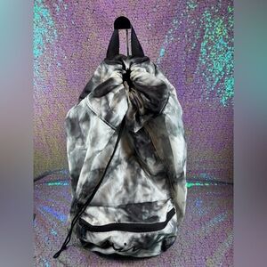 PINK Tie-Dye Drawstring Backpack